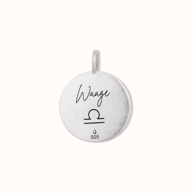 Waage Duo Charms Silber - Spirit of Liebs