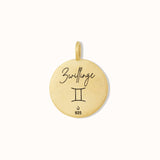 Zwillinge Münzen Charm Golden - Spirit of Liebs