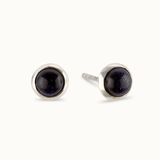 Una Blaufluss Ohrstecker Silber
