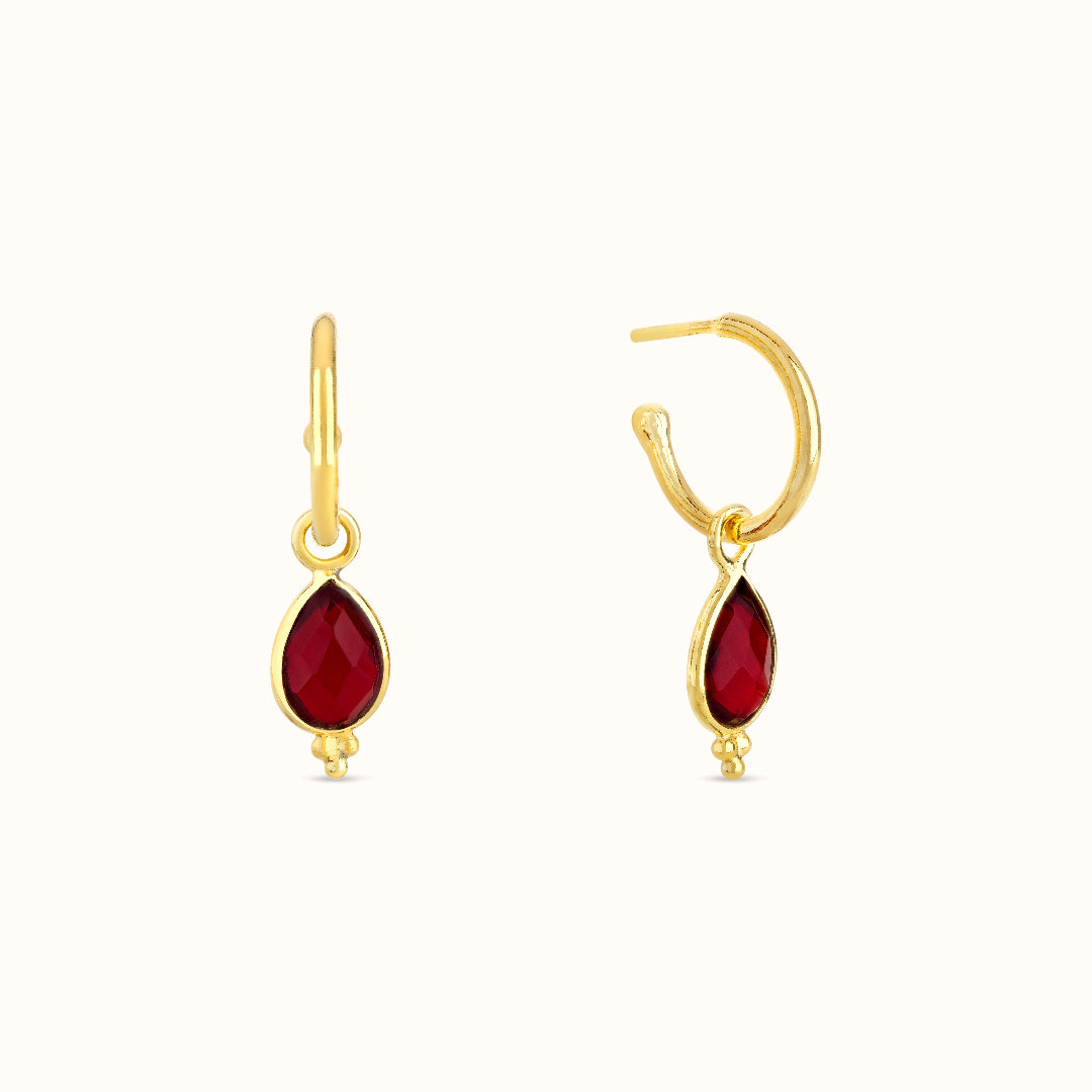 Luna Granat Hoops Golden