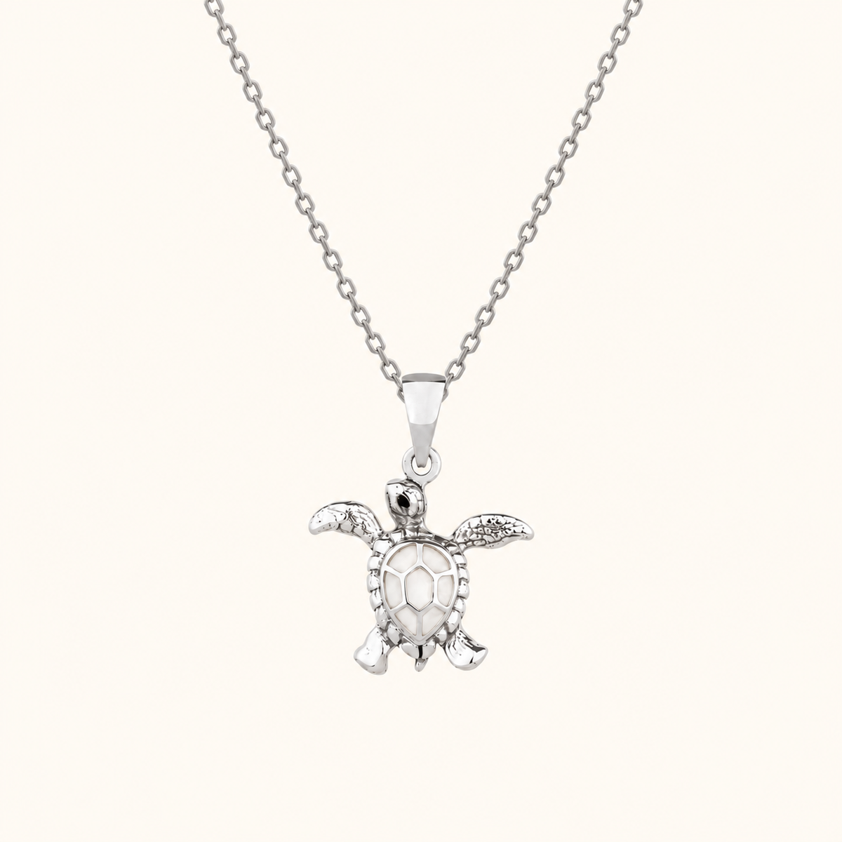 Esme Perlmutt Charm Silber