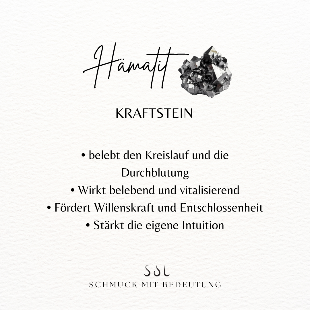 STRENGTH Hämatit Armband