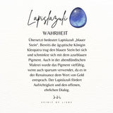 Una Lapislazuli Ohrstecker Silber