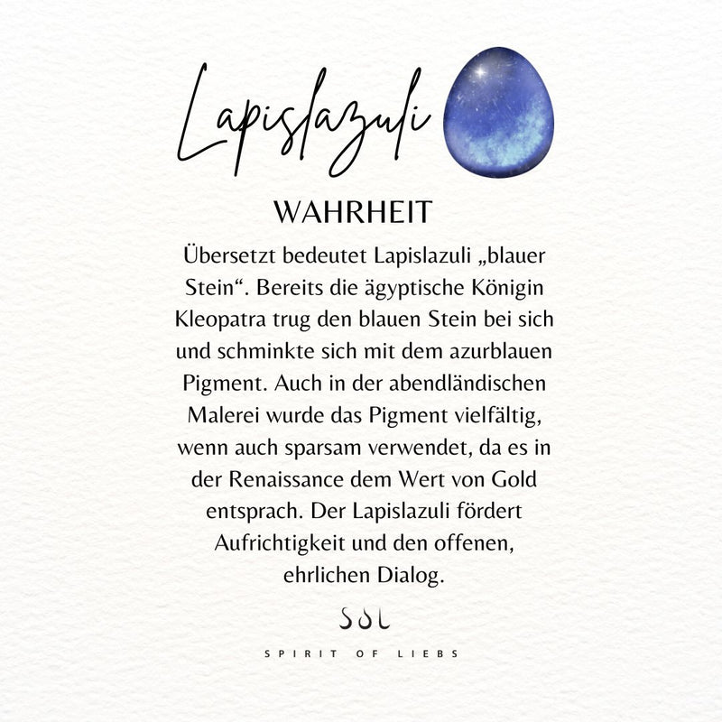 Una Lapislazuli Ohrstecker Silber