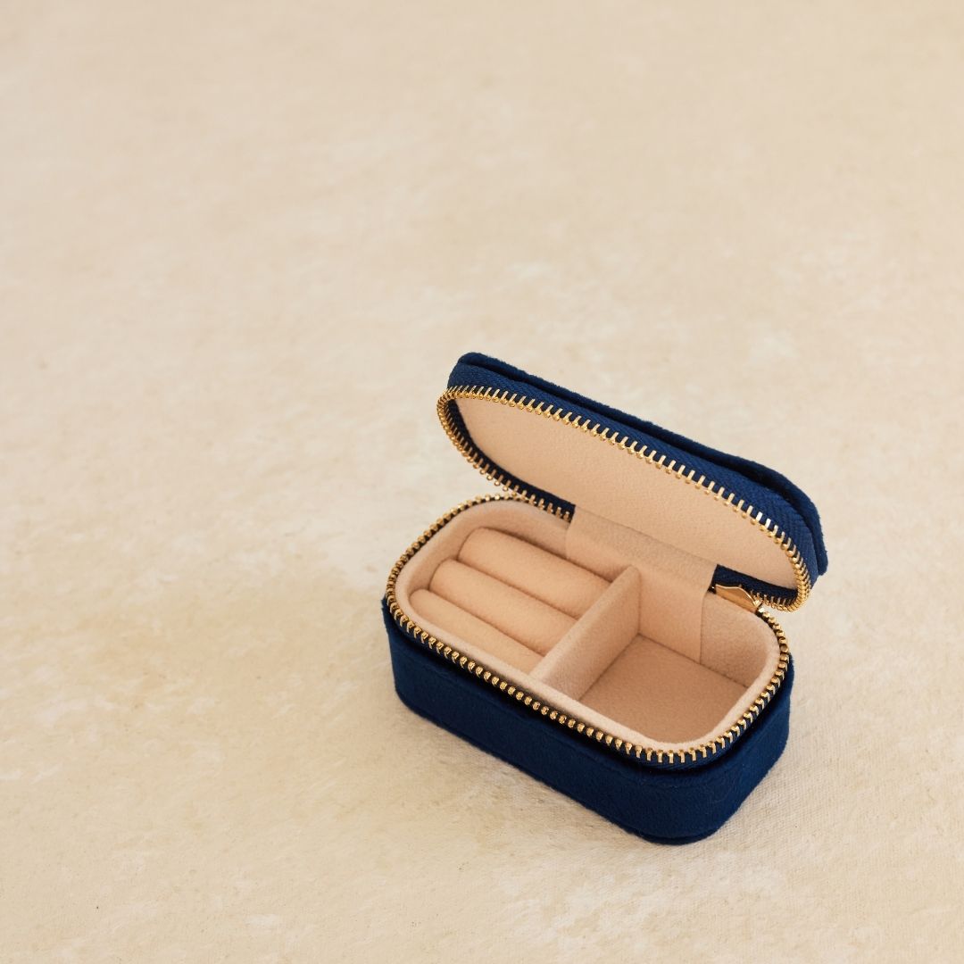 Daisy Schmuckkästchen/ Reiseetui (navy)