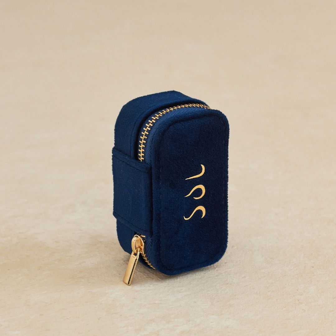 Daisy Schmuckkästchen/ Reiseetui (navy)