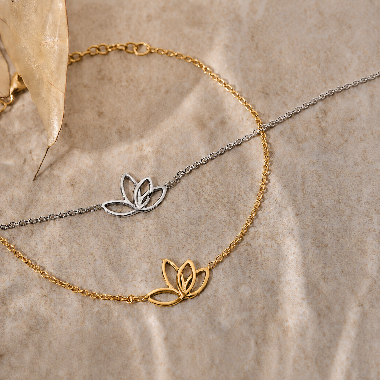 Lotus Armband Silber
