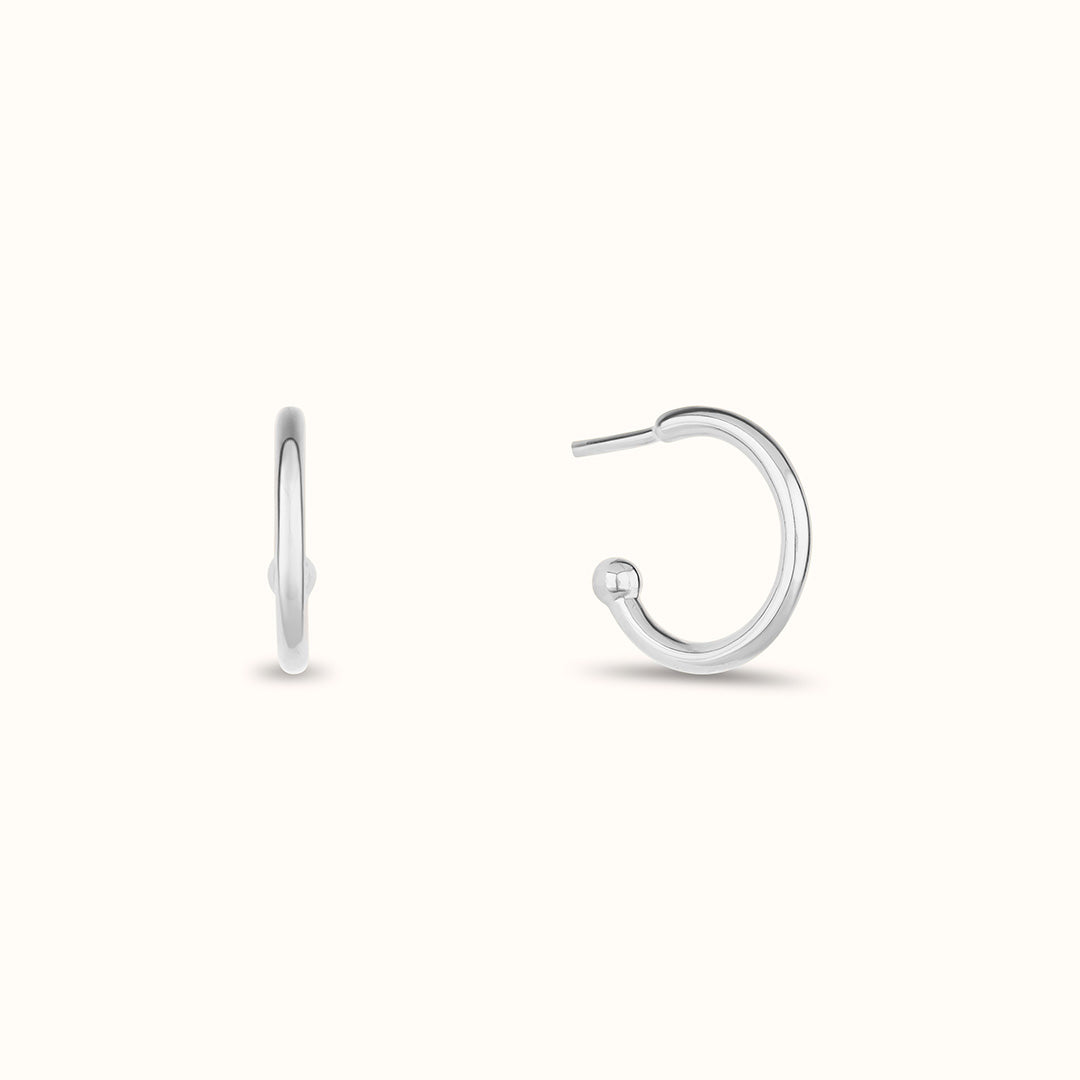 Luna Hoops Silber