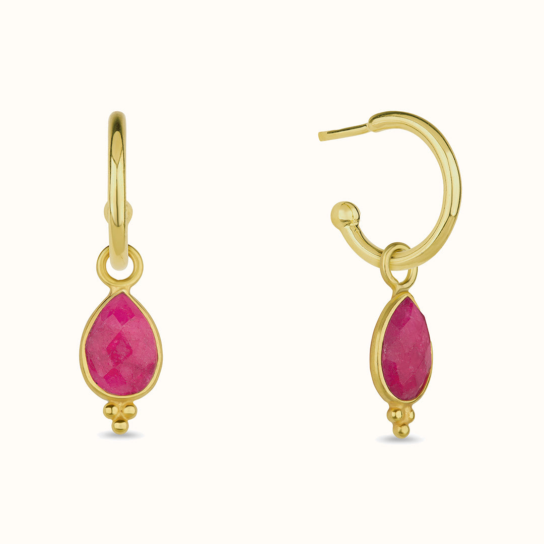 Luna Rubin Hoops Golden
