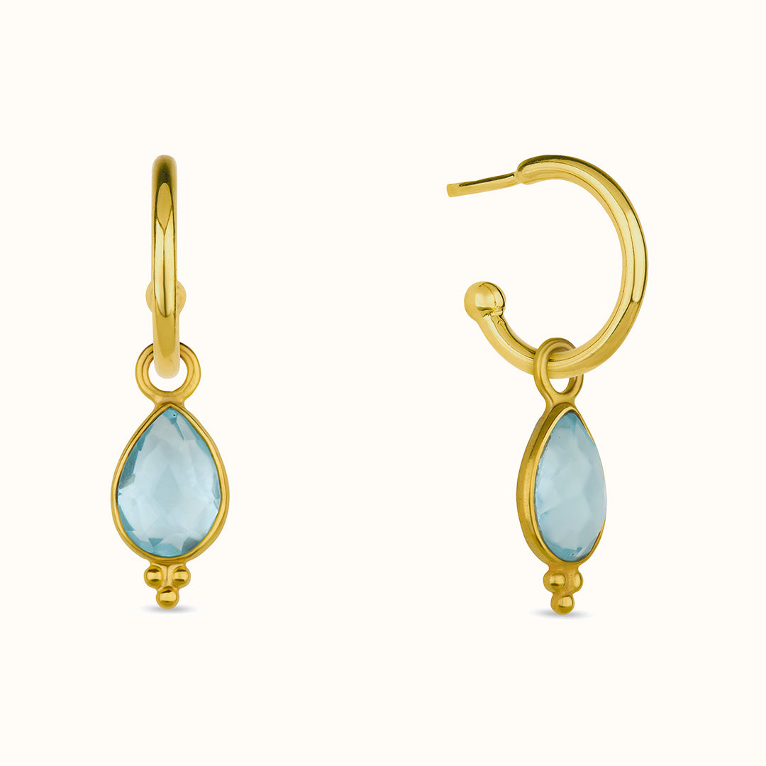 Luna Topas Hoops Golden