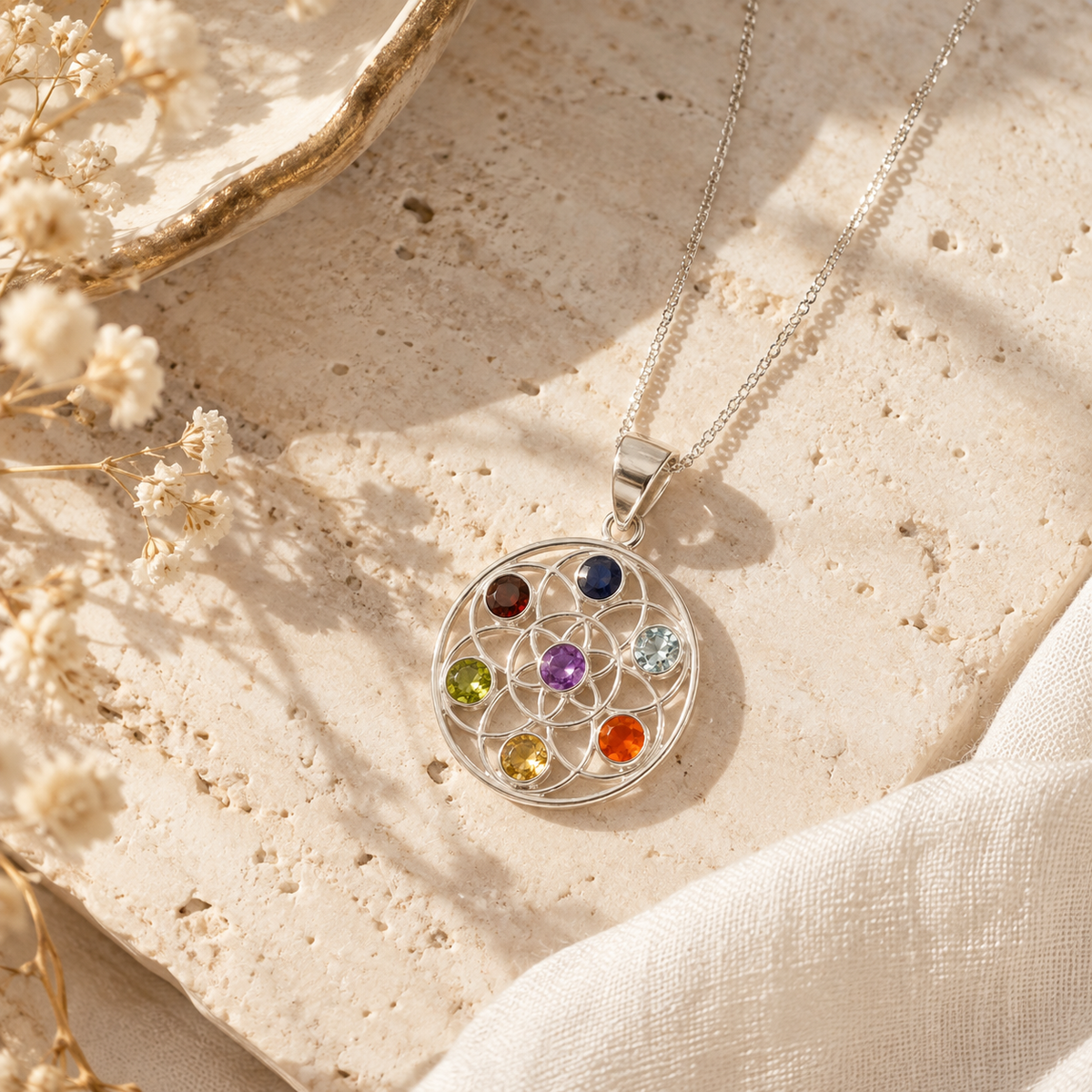 Samara Lebensblume Charm Silber (Limited Edition)