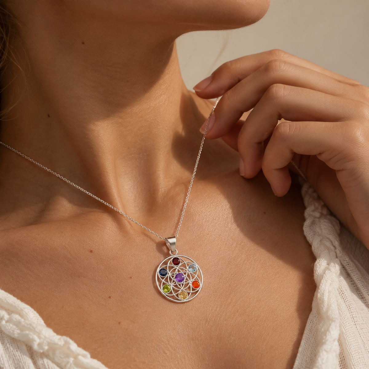Samara Lebensblume Charm Silber (Limited Edition)