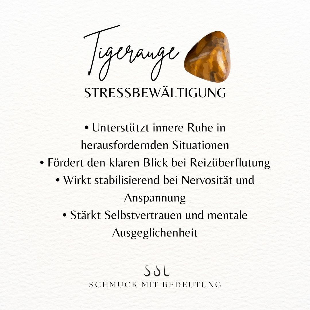 RESILIENCE Tigerauge Armband