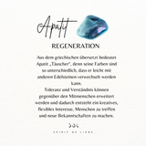 Gaia Apatit Charm Silber