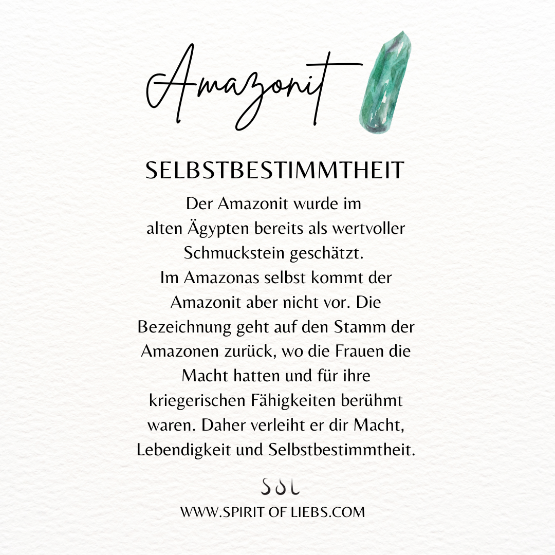 Namaste Amazonit Silber Set