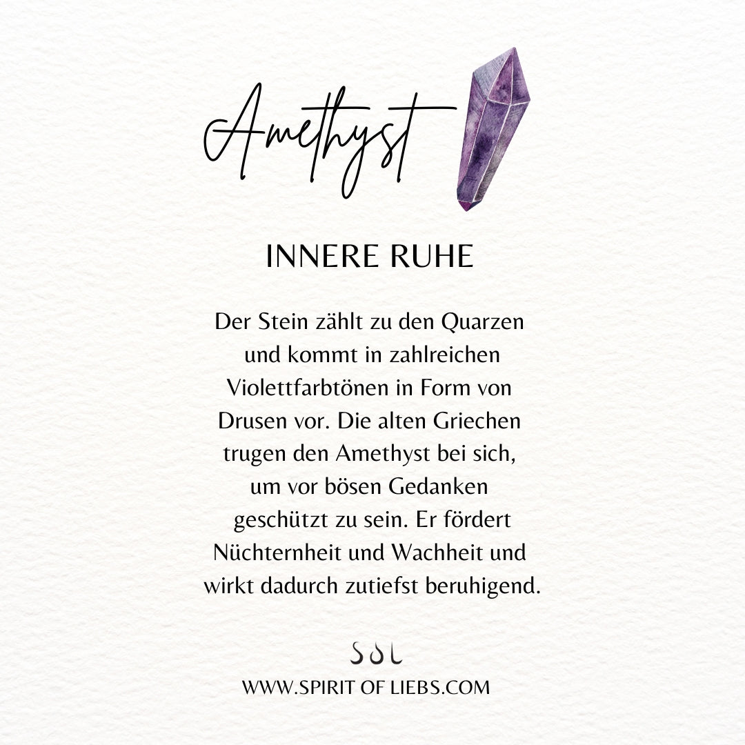 Una Amethyst Ring Golden
