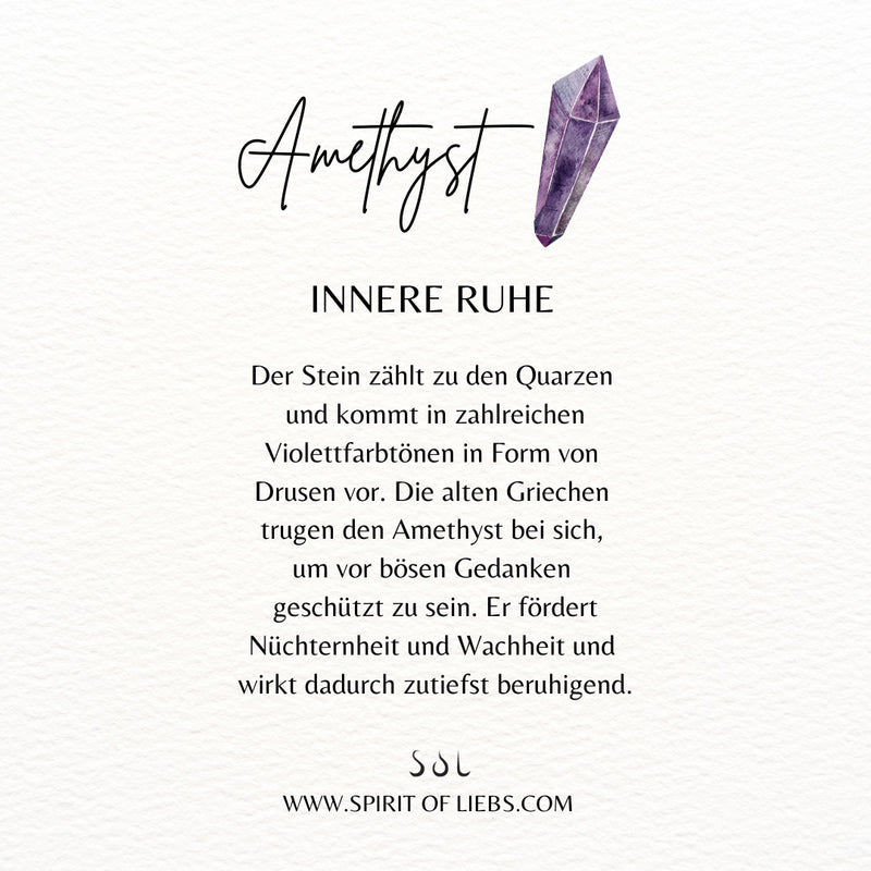 Fische Amethyst Ohrstecker Golden