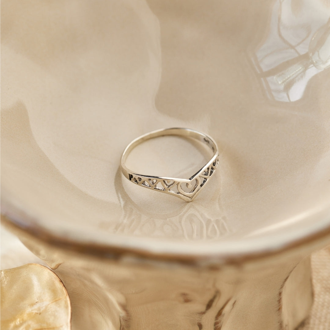 Amora Ring Silber