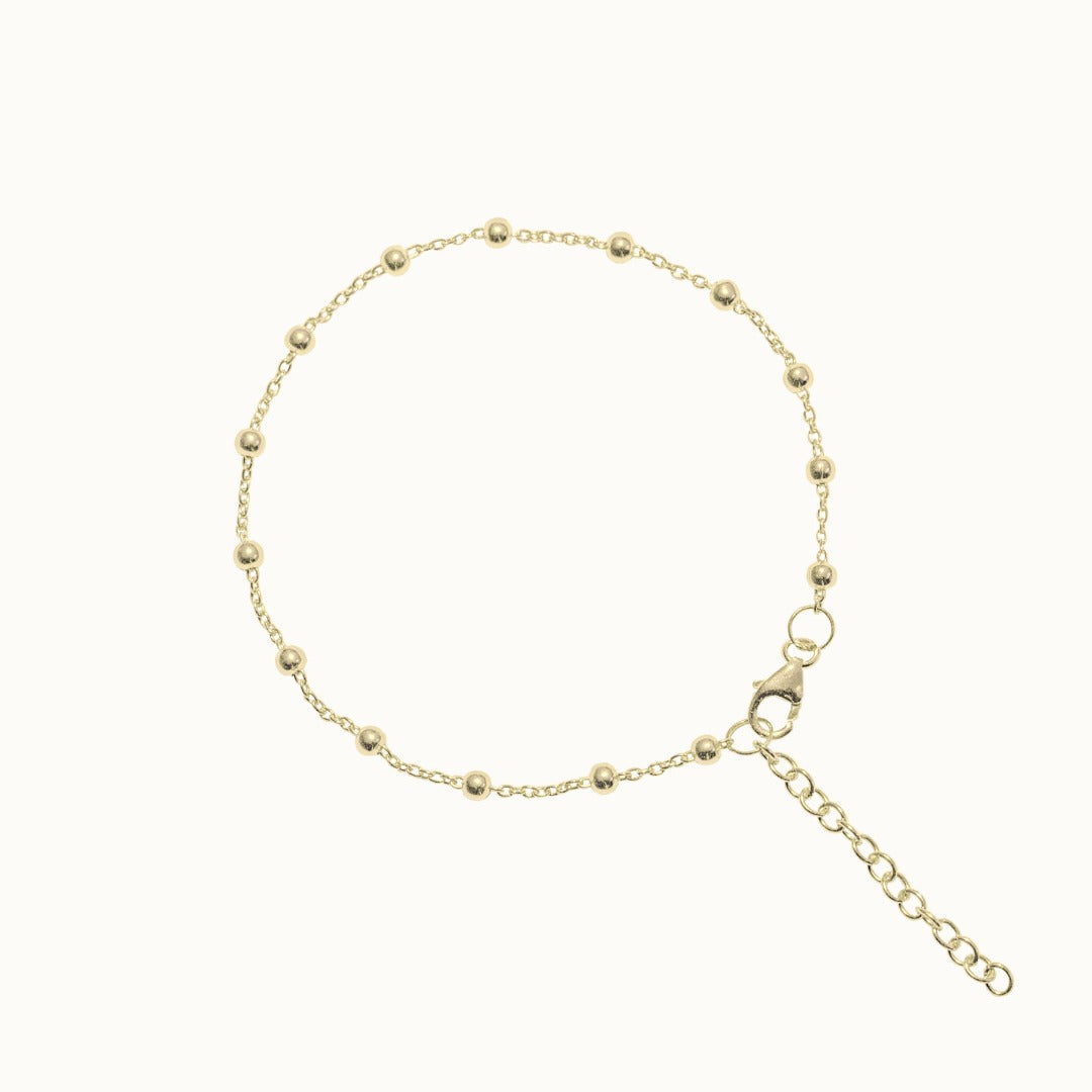 Kosmos Fußkettchen Golden - Spirit of Liebs