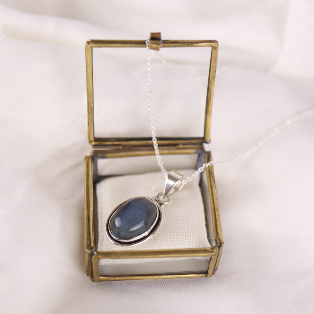 Aylin Labradorit Charm Silber - Spirit of Liebs