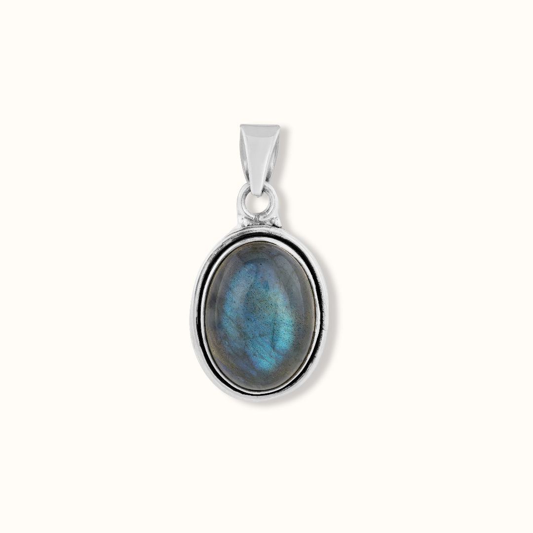 Aylin Labradorit Charm Silber - Spirit of Liebs