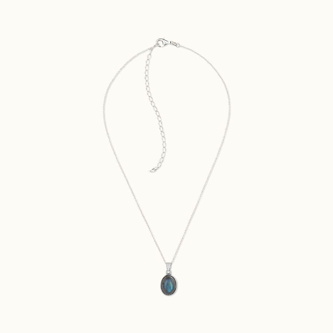 Aylin Labradorit Charm Silber - Spirit of Liebs