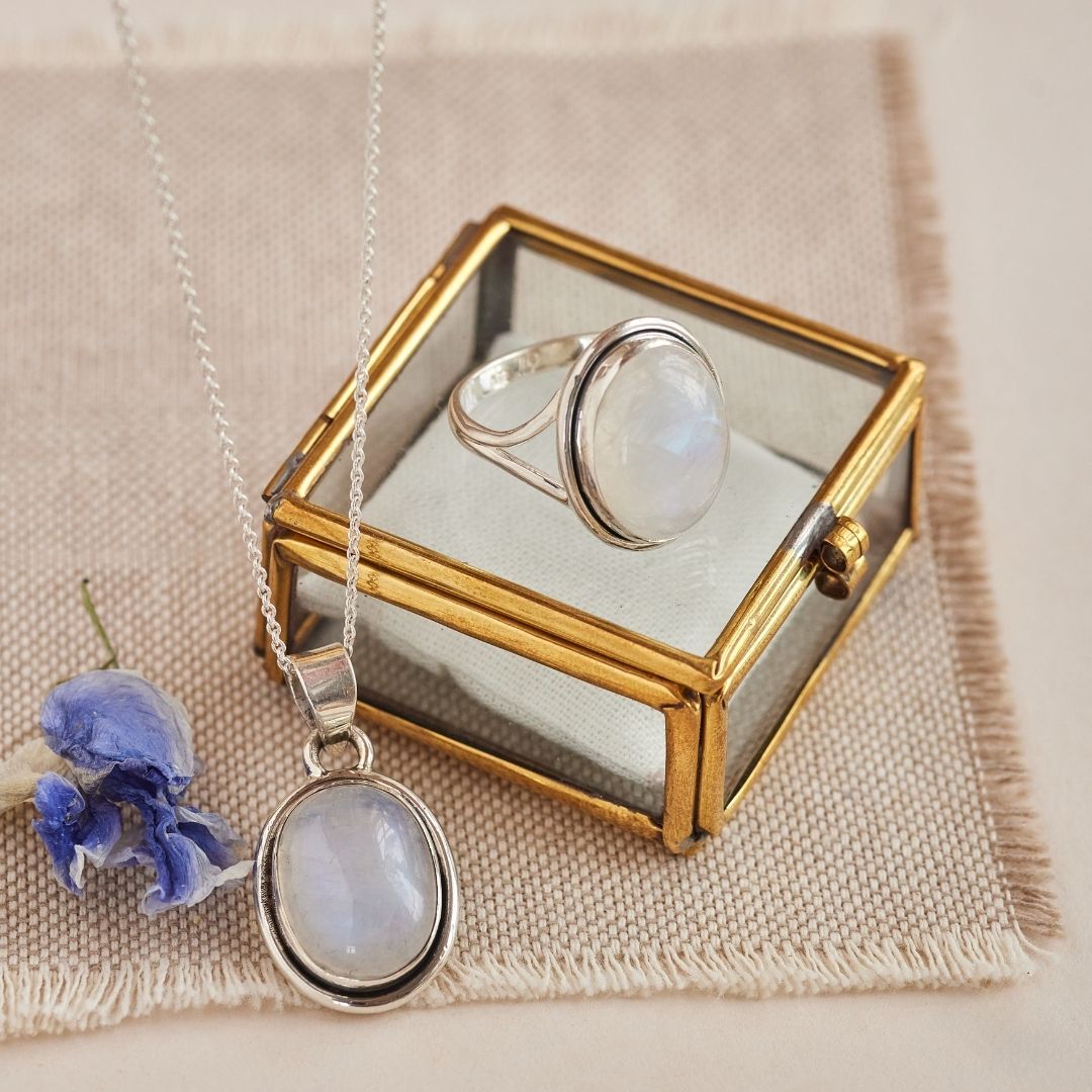 Aylin Mondstein Ring Silber