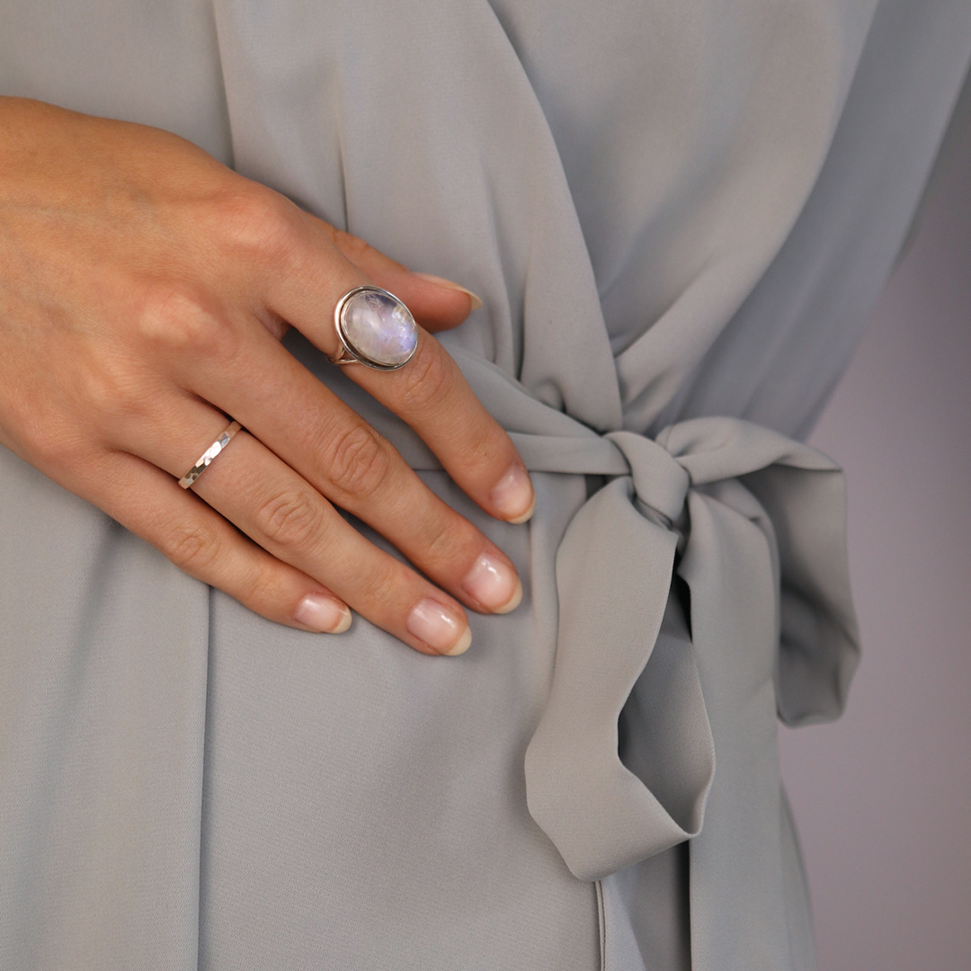 Aylin Mondstein Ring Silber - Spirit of Liebs