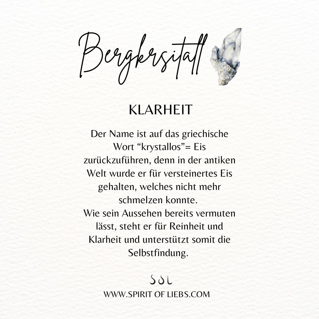 Thea Bergkristall Ohrstecker Golden