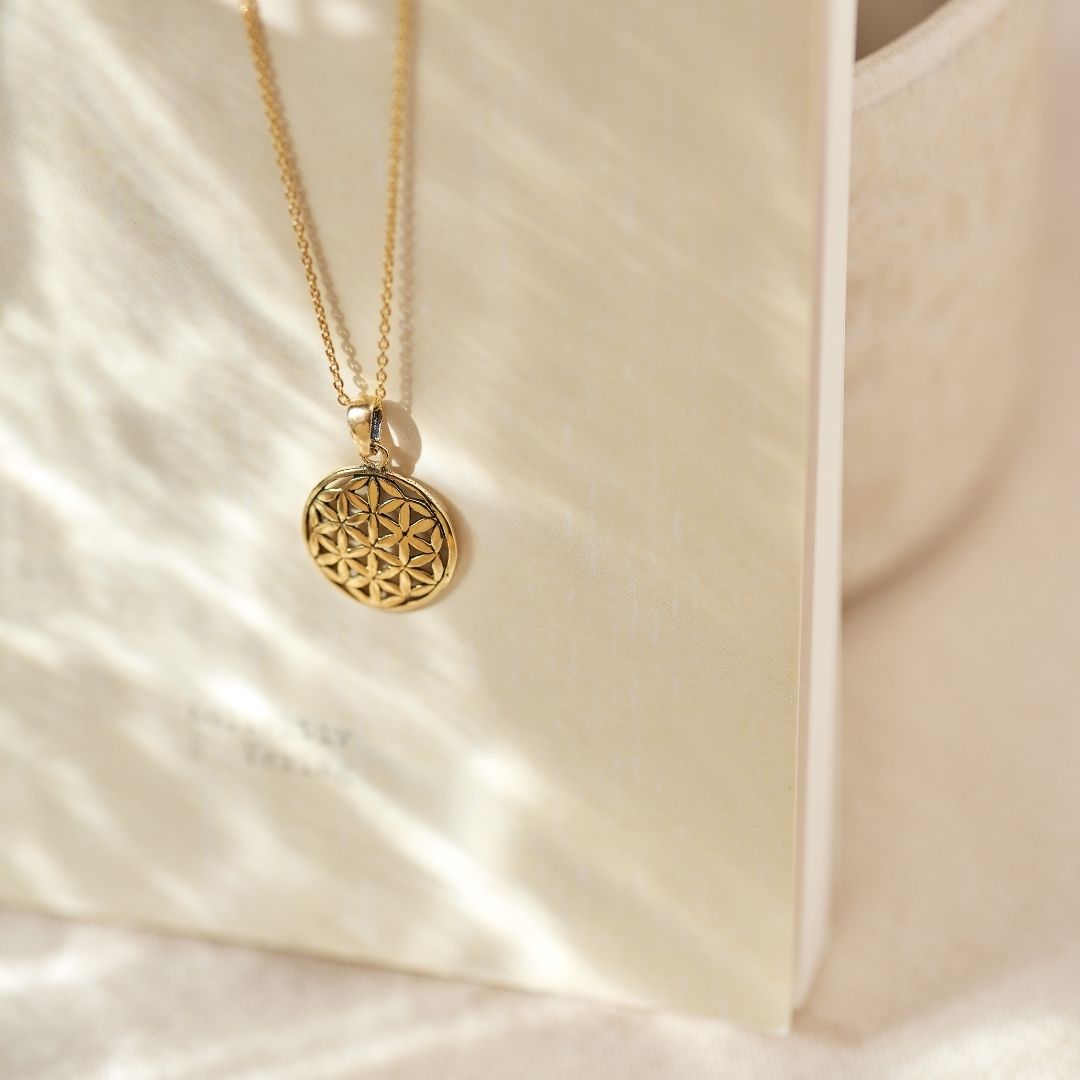 "I am loved" Rosenquarz Golden Set