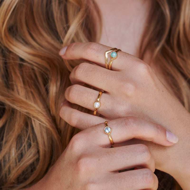 Summer Ring Golden Set