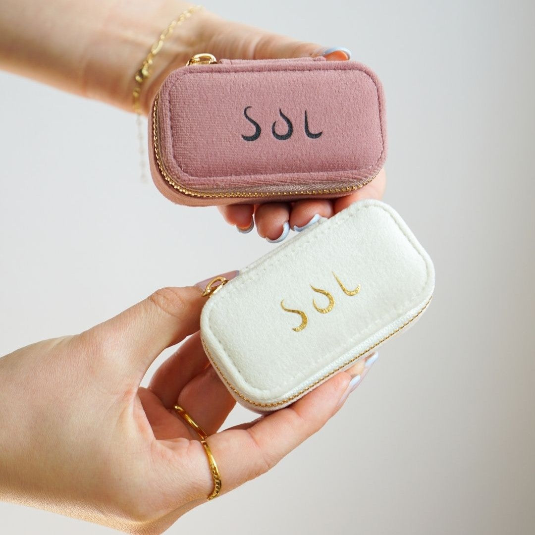 Daisy Schmuckkästchen/ Reiseetui (beige)