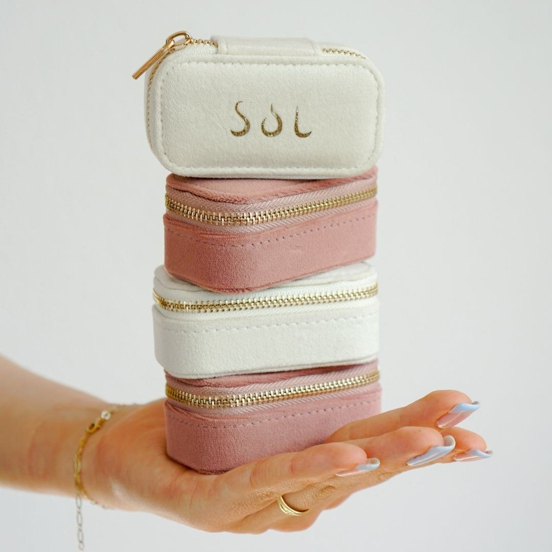 Daisy Schmuckkästchen/ Reiseetui (beige)