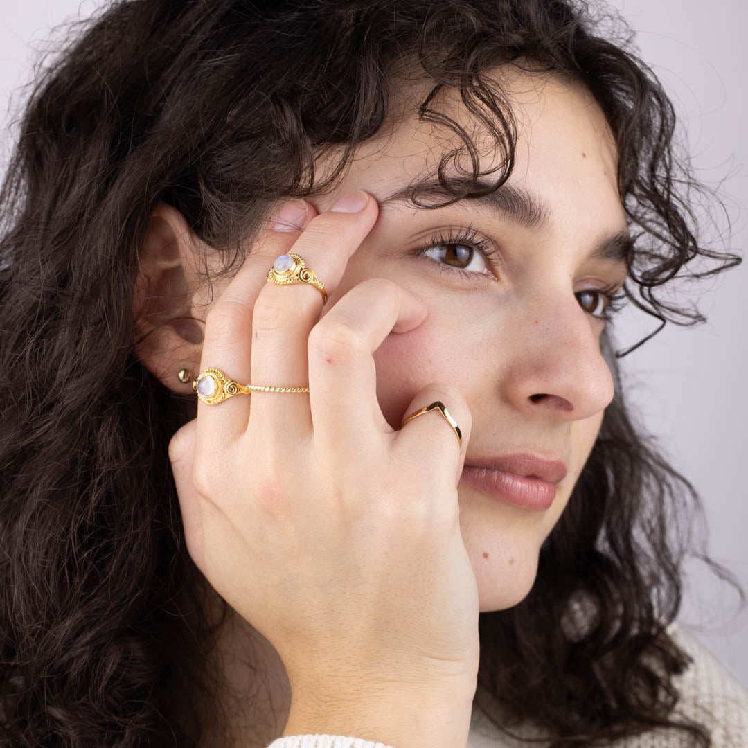 Dara Mondstein Ring Golden - Spirit of Liebs