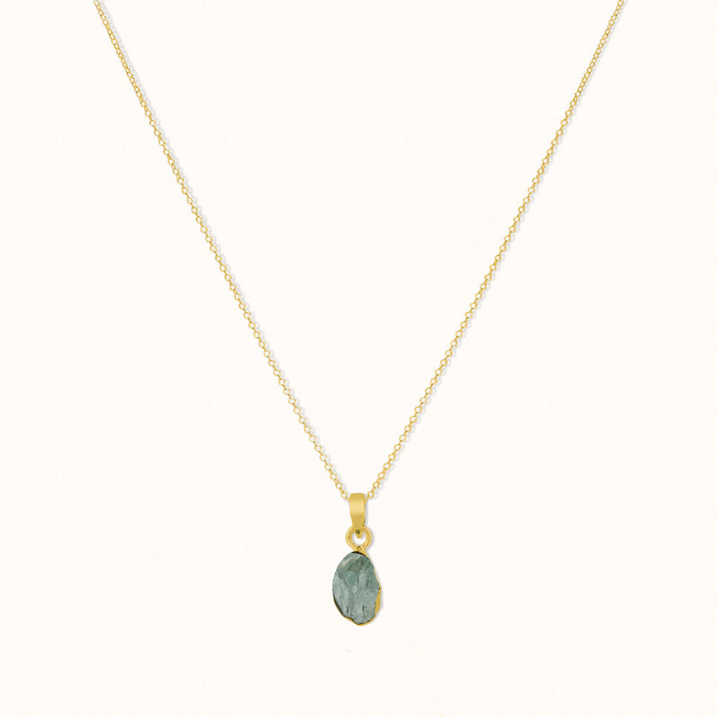 Gaia Aquamarin Charm Golden - Spirit of Liebs