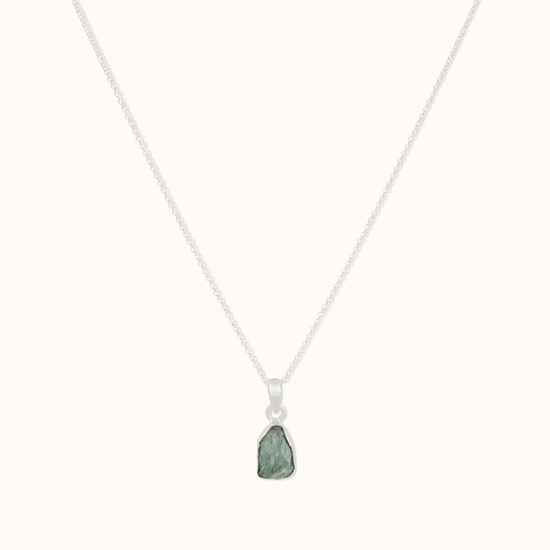Gaia Aquamarin Charm Silber - Spirit of Liebs