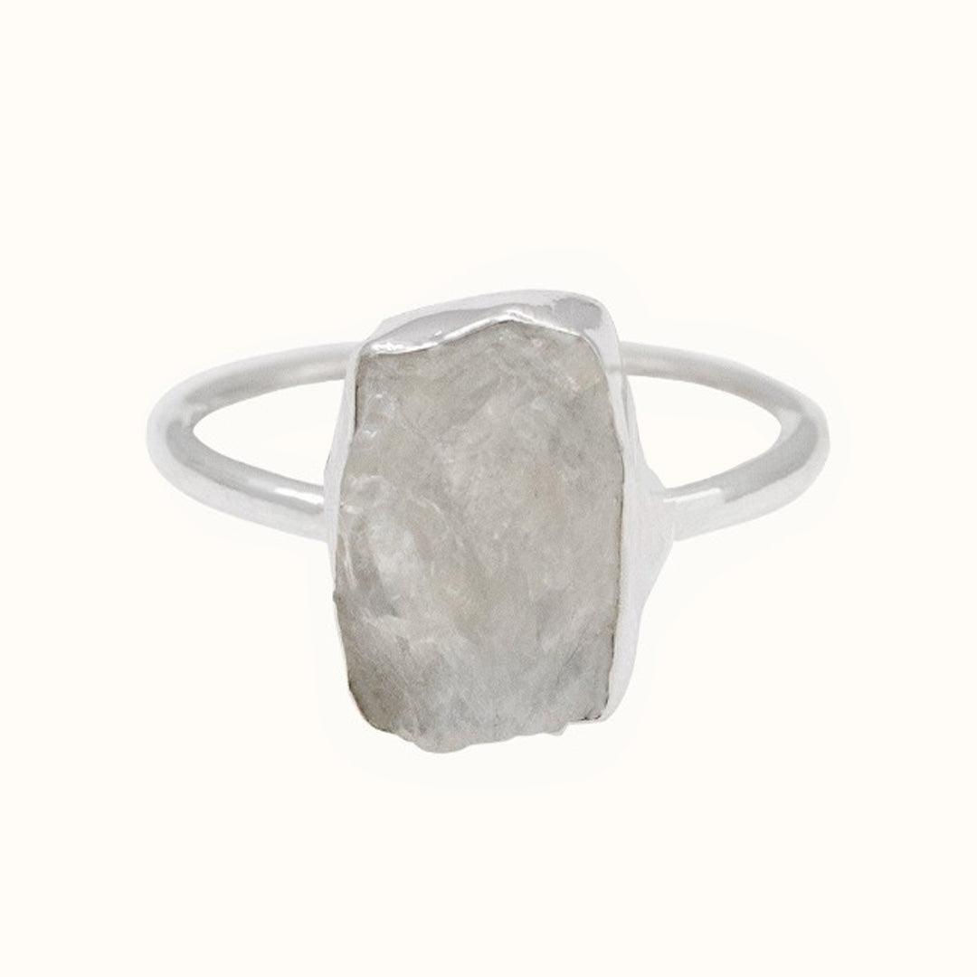 Gaia Mondstein Ring Silber