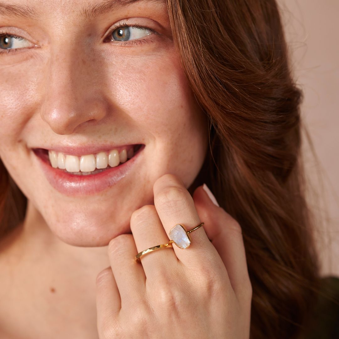 Gaia Mondstein Ring Golden