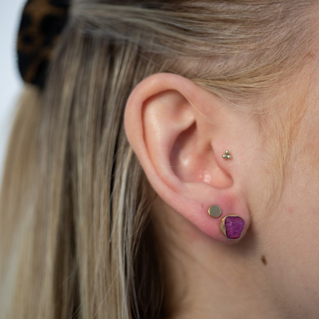 Gaia Rubin Ohrstecker Golden