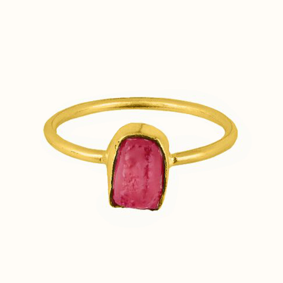 Gaia Rubin Ring Golden