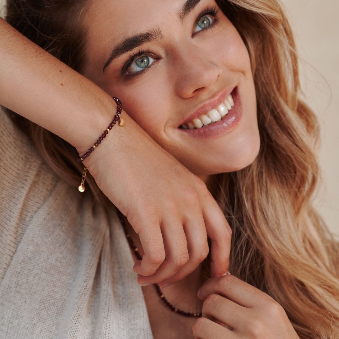 "Graceful. Grounded. Powerful" Ginkgo Armband Golden