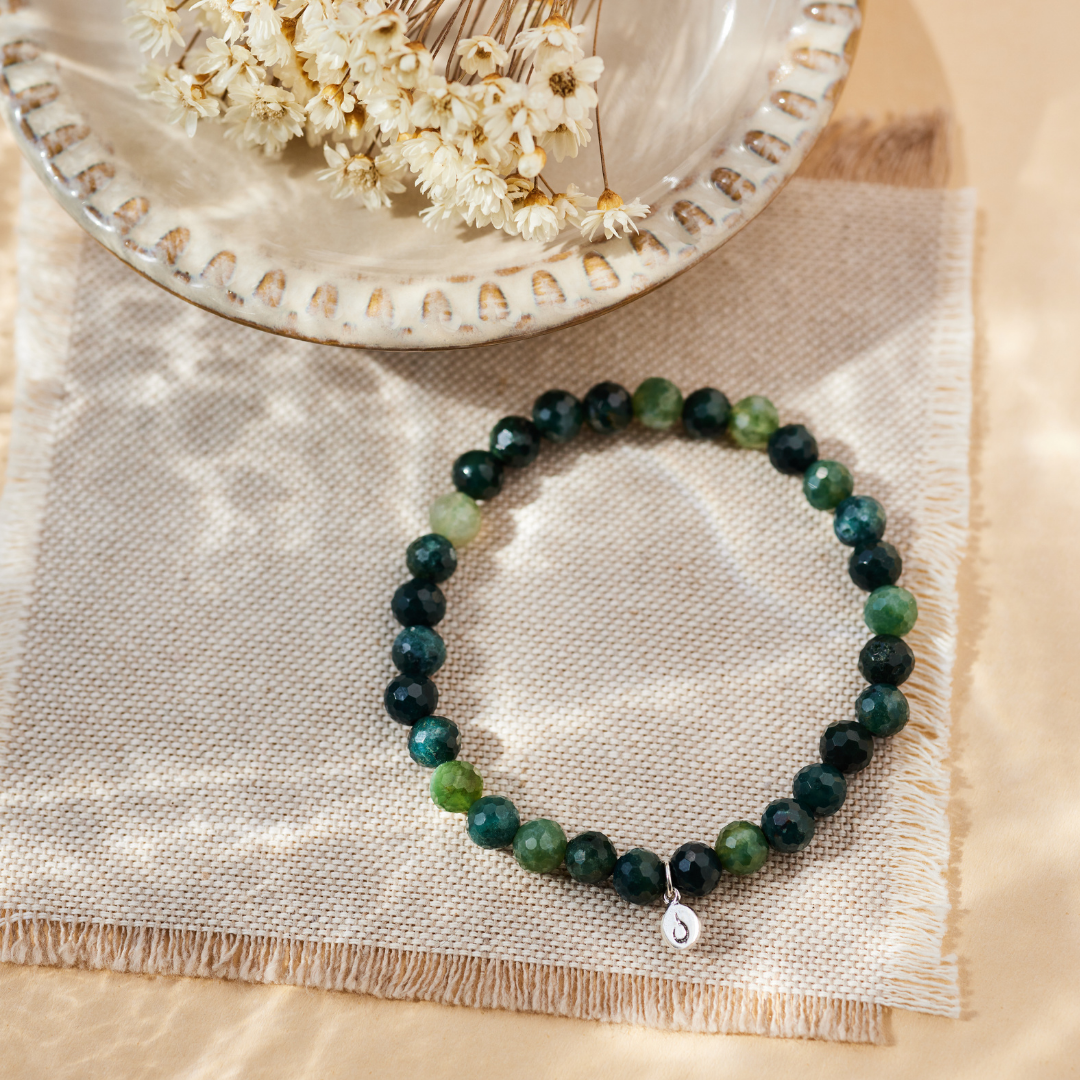 GROWTH Moosachat Armband
