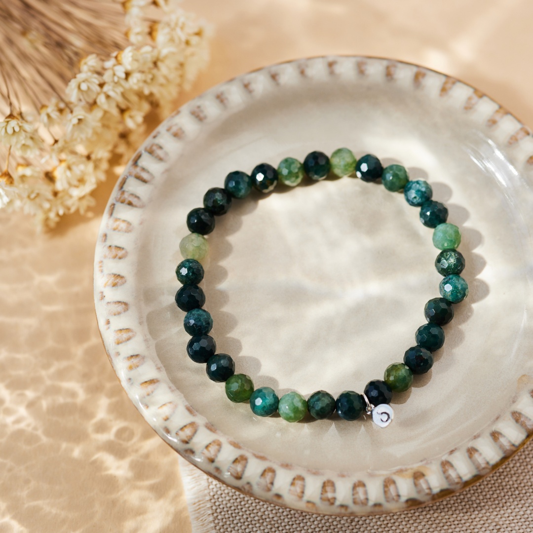 GROWTH Moosachat Armband