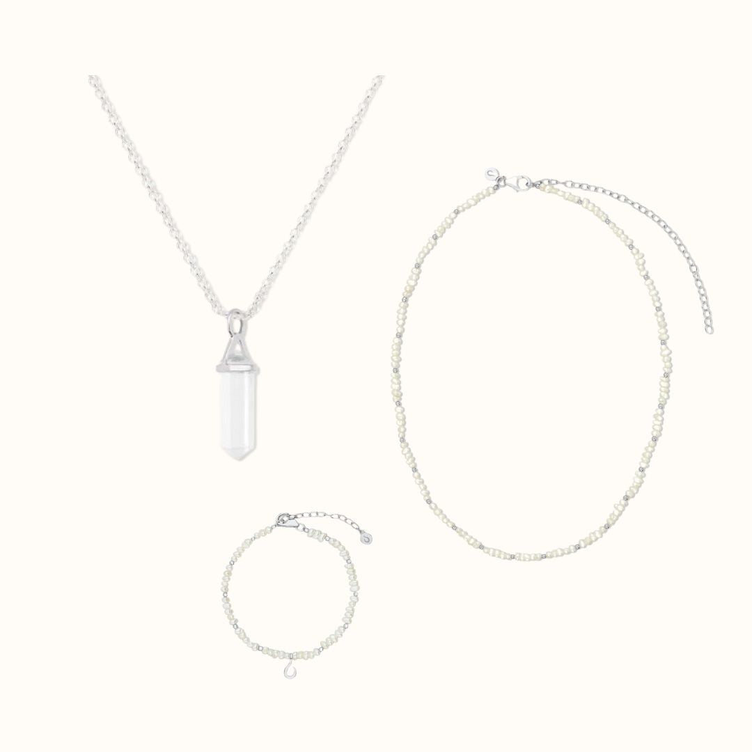 “I feel alive” Silber Set