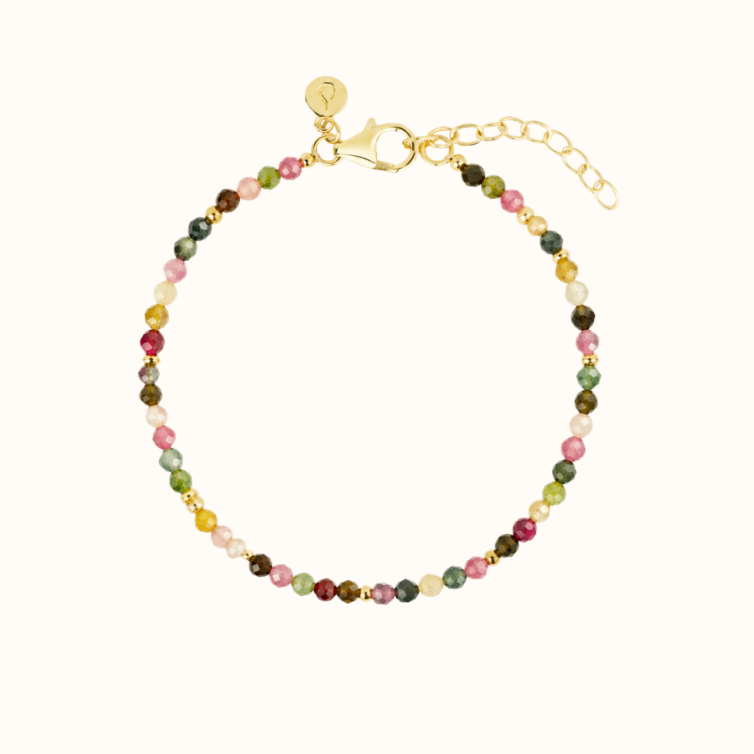 "I feel grounded" Turmalin Armband Golden (Limited Edition)