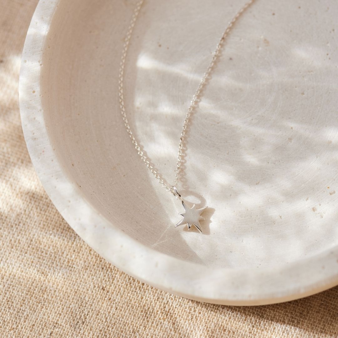 "I feel protected" Stern Charm Silber