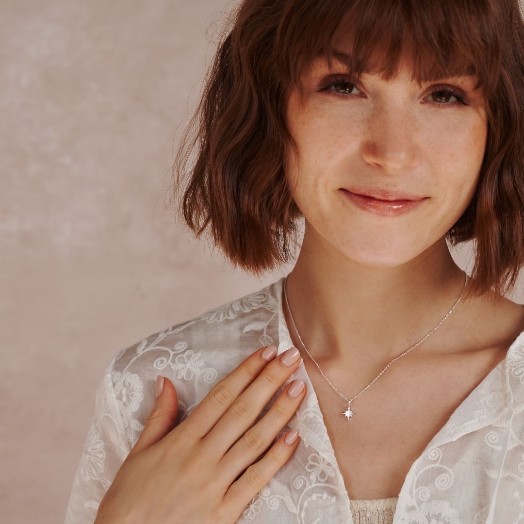 "I feel protected" Stern Charm Silber