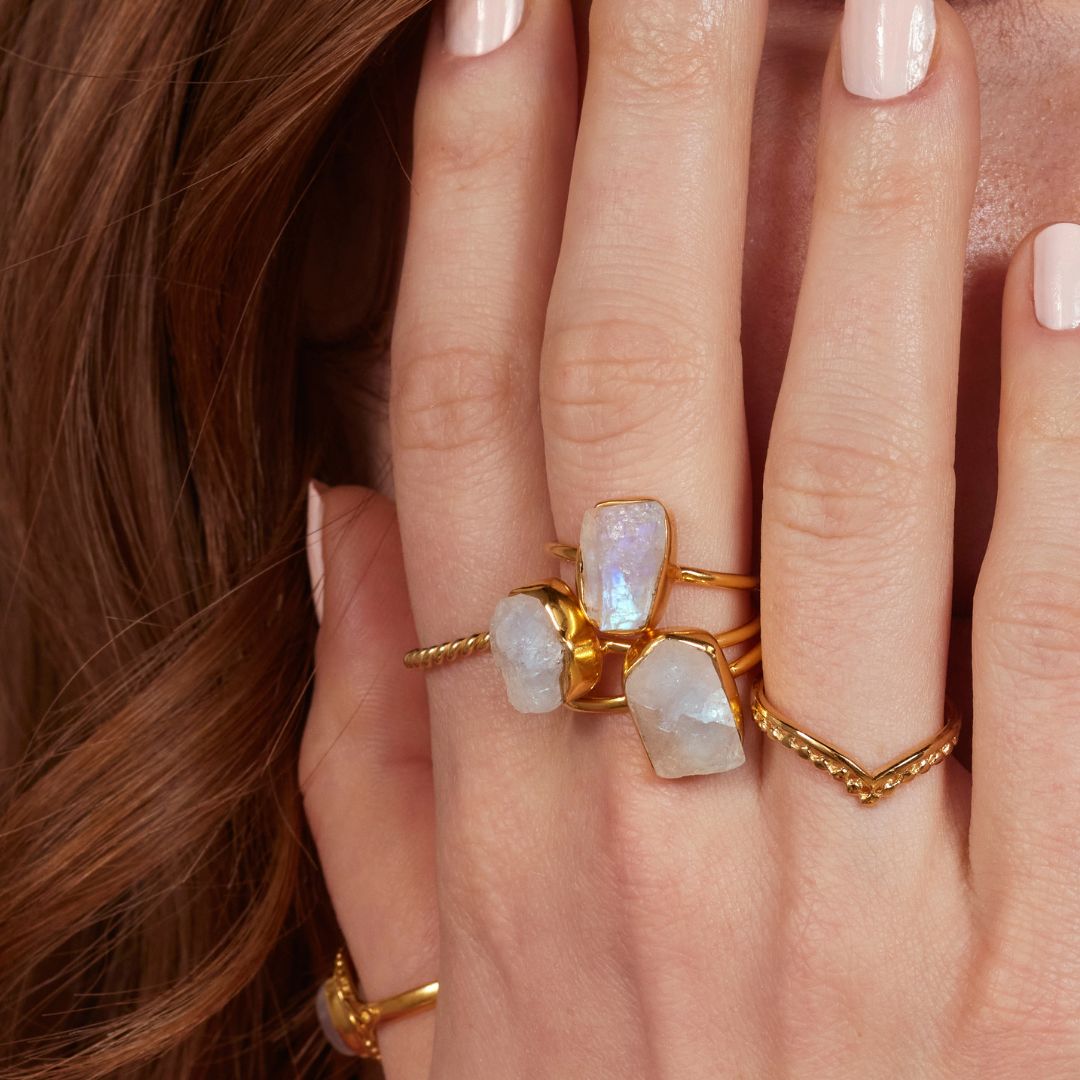 Gaia Mondstein Ring Golden