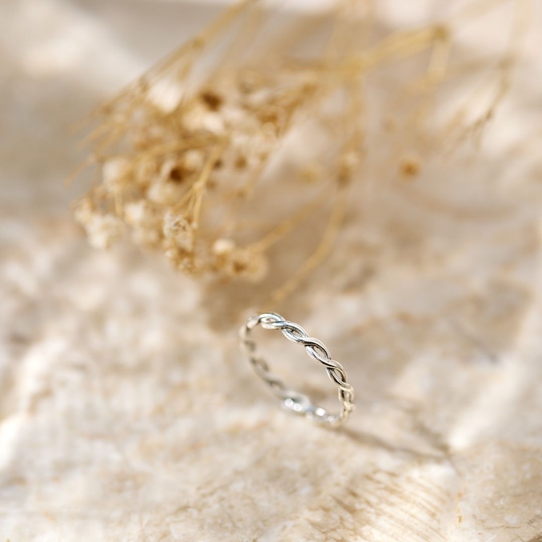 Infinity Ring Silber