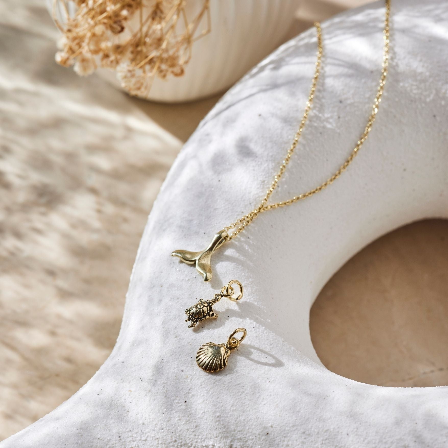 Inima Charm Golden